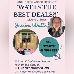 PLUS SIZE Unlisted Inventory Tote Show! Saturdays @7:30PM XL-3X